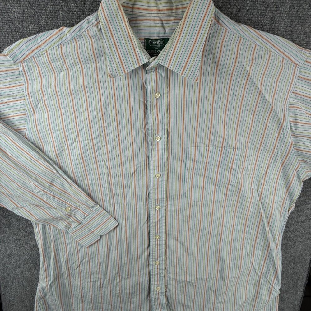 Gitman Bros Usa Squire Shoppe Button Up Striped O… - image 2